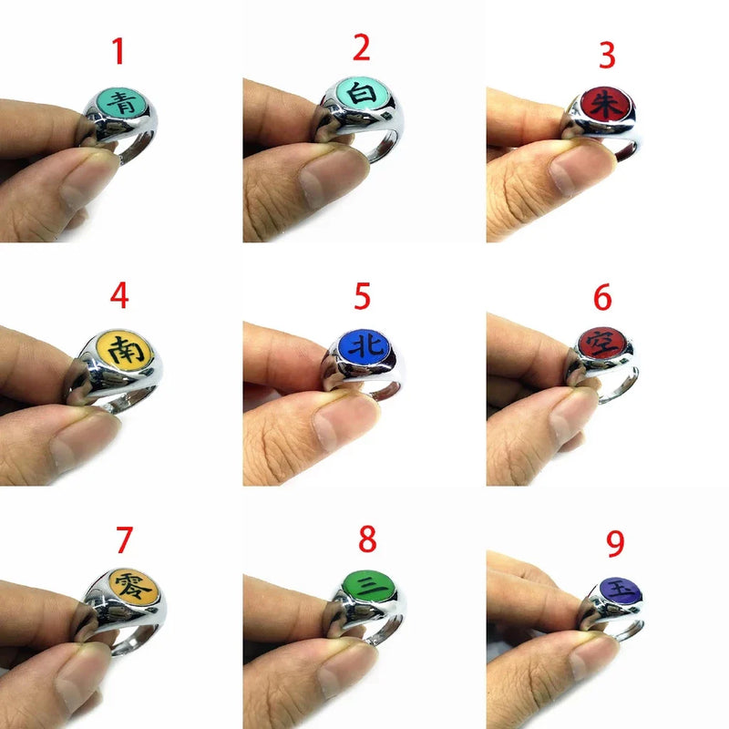 Anime Naruto Shippuden Akatsuki Uchiha Itachi Anel Cosplay