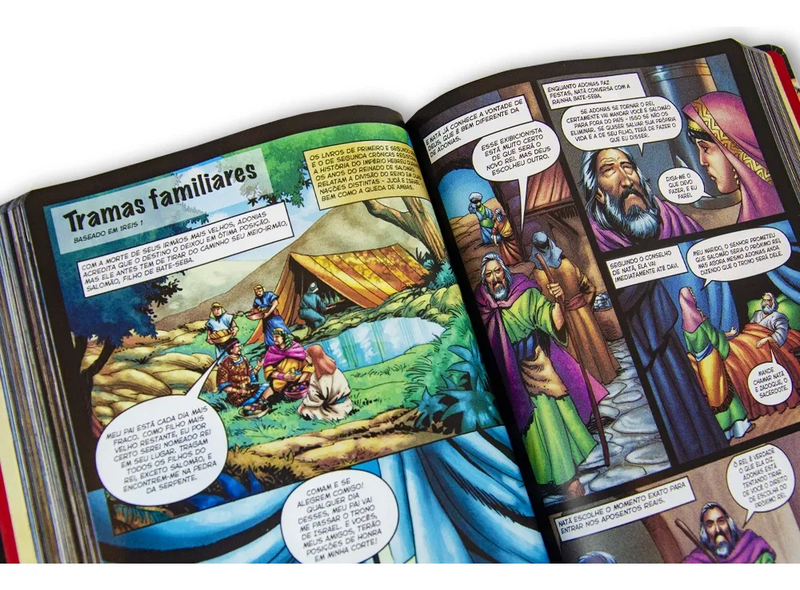 The Comic Bible: A Bíblia Sagrada Infantil Edição Quadrinhos - Capa Dura