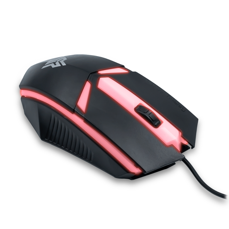Mouse Rgb Gamer USB 1200DPI Sensor óptico Prático