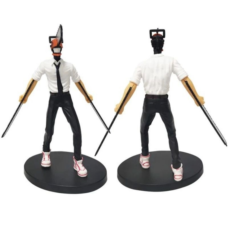 Chainsaw Man Figura Anime, Chainsaw Man, Denji Action Figure, PVC Noodle Stopper, Adulto Coleção Modelo Brinquedos, 14cm