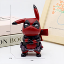 Pokemon Pikachu Deadpool 12cm Action Figure, Marvel, Decoração, Boneco, Brinquedo, Presente, Anime