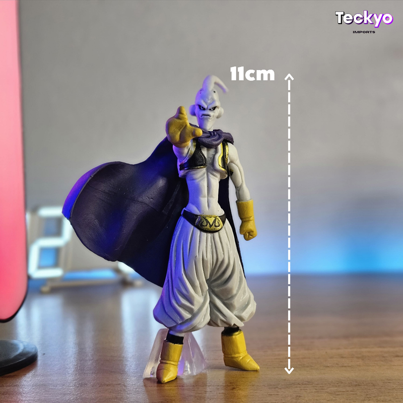 Boneco Majin Boo Bu Dragon Ball Miniatura Todas as Transformações do Buu Anime