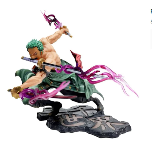 Figura de Ação Roronoa Zoro - Action Figure Zoro Anime Boneco One Piece Coleção Colecionavel