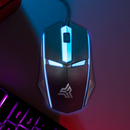 Mouse Rgb Gamer USB 1200DPI Sensor óptico Prático
