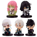conjunto q versão demon slayer sentado fantasma boneca tanjiro inosuke zenizu figura de ação modelo brinquedos boneca