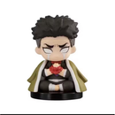 conjunto q versão demon slayer sentado fantasma boneca tanjiro inosuke zenizu figura de ação modelo brinquedos boneca