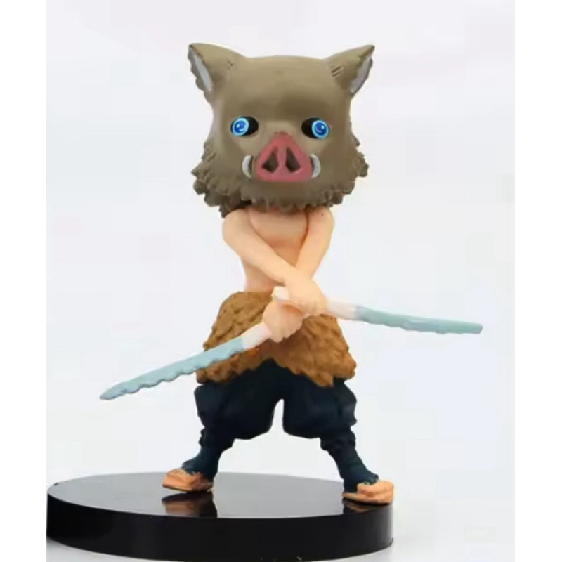 conjunto q versão demon slayer sentado fantasma boneca tanjiro inosuke zenizu figura de ação modelo brinquedos boneca