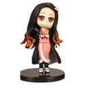 conjunto q versão demon slayer sentado fantasma boneca tanjiro inosuke zenizu figura de ação modelo brinquedos boneca