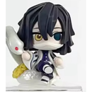 conjunto q versão demon slayer sentado fantasma boneca tanjiro inosuke zenizu figura de ação modelo brinquedos boneca