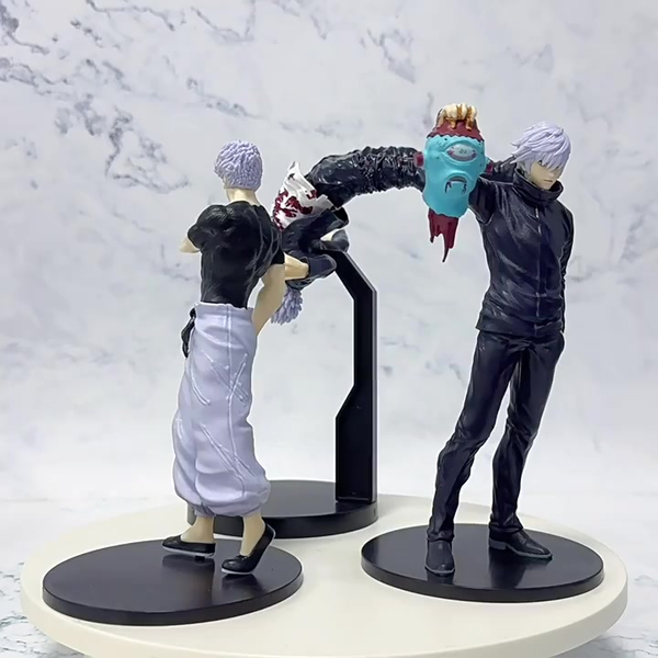 Anime Jujutsu Kaisen Despertar Satoru Gojo Geto Suguru Itadori Yuji Figura De Ação Macarrão Rolha Decorações PVC Modelo