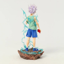 Figural anime 22cm hunter×hunter killua zoldyck figura agradável modelo de brinquedo presente natal
