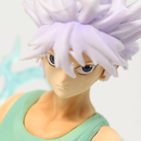 Figural anime 22cm hunter×hunter killua zoldyck figura agradável modelo de brinquedo presente natal