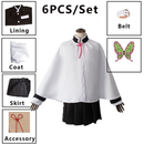 Sr.ye Caçador De Demônios Anime Cosplay Traje Kimetsu no Yaiba Kanao Tsuyuri Kanawo De Kimono Feminino Halloween