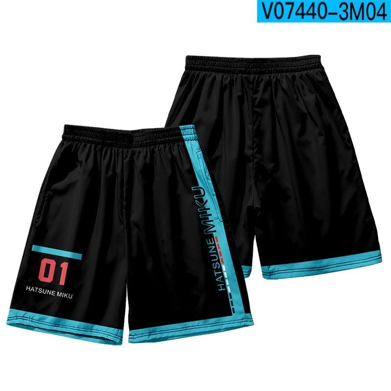 Hatsune Miku Anime Camiseta De Manga Curta Shorts Terno Vocaloid Roupas Masculinas E Femininas