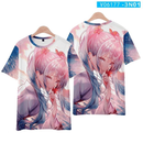 Hatsune Miku Anime Camiseta De Manga Curta Shorts Terno Vocaloid Roupas Masculinas E Femininas