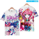 Hatsune Miku Anime Camiseta De Manga Curta Shorts Terno Vocaloid Roupas Masculinas E Femininas