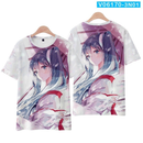 Hatsune Miku Anime Camiseta De Manga Curta Shorts Terno Vocaloid Roupas Masculinas E Femininas