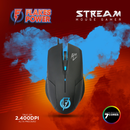 Mouse Gamer Flakes Power Stream 2400 DPI 6 Botões LED 7 Cores Óptico 5G Cabo 1,6 metros FLKM002, ELG