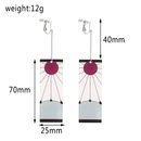 Brincos De Anime Demon Slayer Com Clipe De Acrílico Em Acessórios De Cosplay Para Mulheres E Meninas